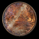 1966 Large Beads Canada Dollar